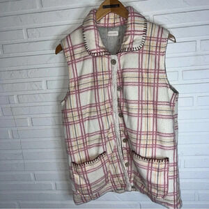 Kawaii Pastel Preppy Button Down Soft Vest
